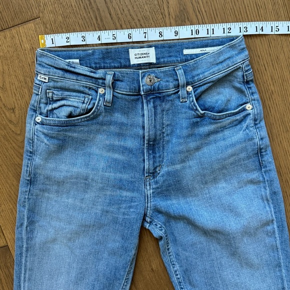 Citizens of Humanity Isola Mid Rise Cropped Boot Denim Jean - Size 25 - EUC - Picture 3 of 10